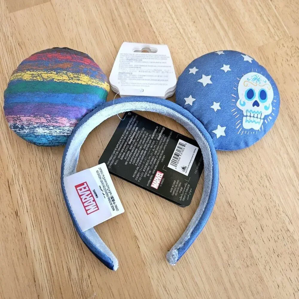 Disney Parks Marvel Pride Collection Mickey Mouse Ear Headband - NWT